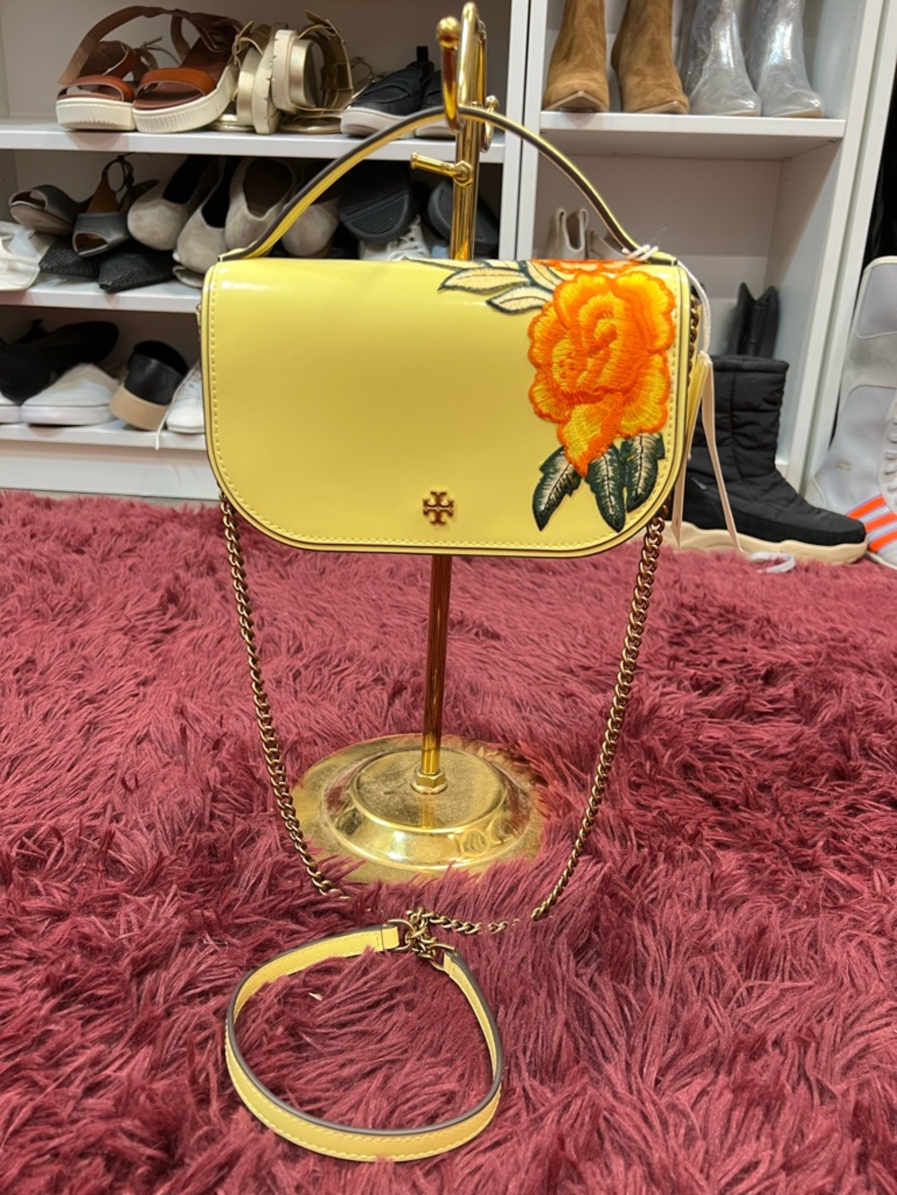 🔥🔥 Tory Burch brand new 2 way bag with beautiful embroidery - Picture 12 of 12